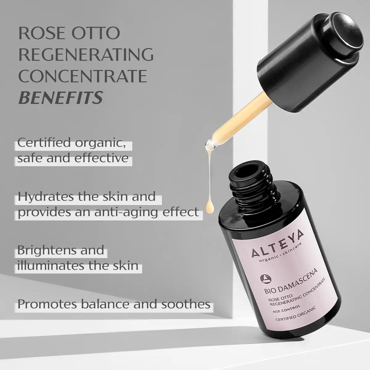 Bio Damascena Organic Rose Otto Regenerating Concentrate – 30ml