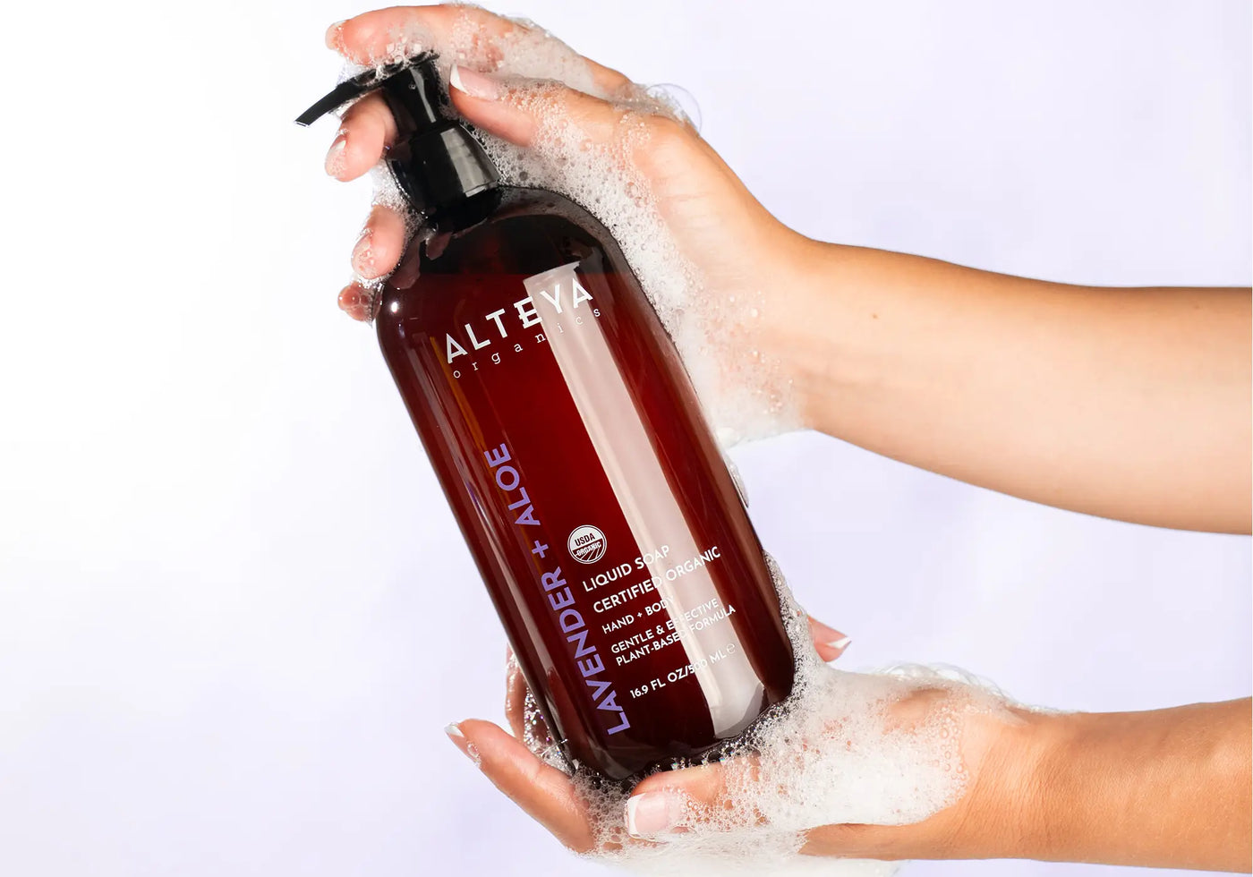 Organic Lavender & Aloe Hand And Body Soap